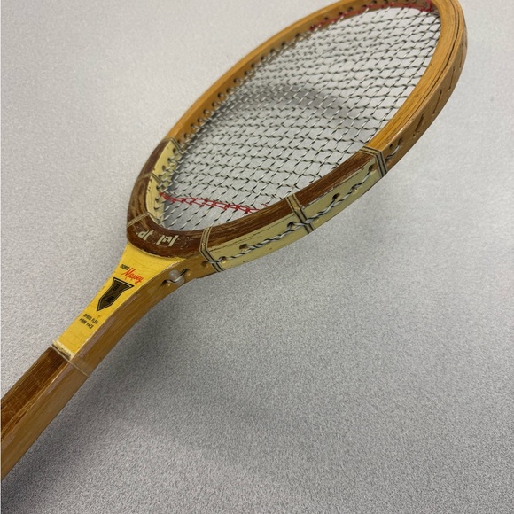 Vintage Wilson Doris Massey Signature Wooden Tennis Racket - Picture 8 of 11